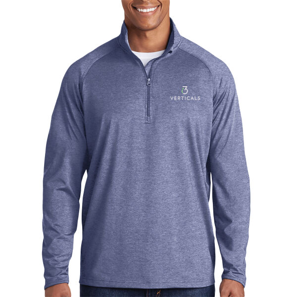 i3Verticals Embroidered - Sport Wick ® Stretch 1/4 Zip Pullover Thumbnail