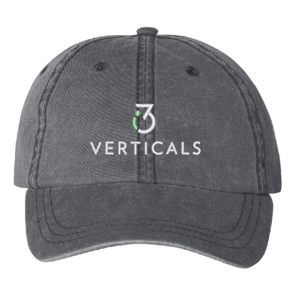 i3Verticals Embroidered - Pigment-Dyed Cap Thumbnail