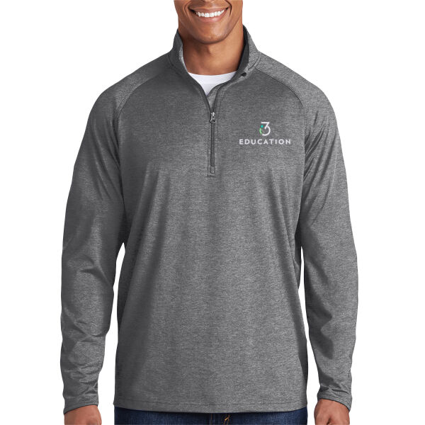 i3Verticals Education Embroidered - Sport Wick ® Stretch 1/4 Zip Pullover Thumbnail