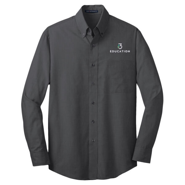 i3Verticals Education Embroidered - Crosshatch Easy Care Shirt Thumbnail