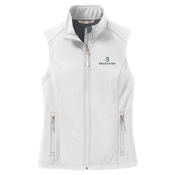 i3Verticals Education Embroidered - Ladies Core Soft Shell Vest Thumbnail