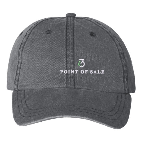 i3 Verticals POS Embroidered - Pigment-Dyed Cap Thumbnail