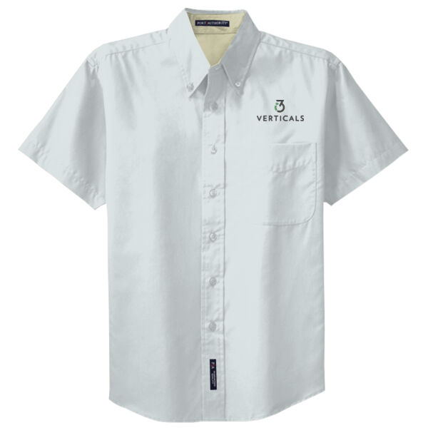 i3 Verticals Embroidered - Short Sleeve Easy Care Shirt Thumbnail