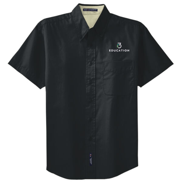 i3 Verticals Education Embroidered - Short Sleeve Easy Care Shirt Thumbnail