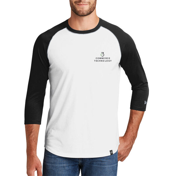i3 Verticals Commerce Solutions Printed - Heritage Blend 3/4 Sleeve Baseball Raglan Tee Thumbnail
